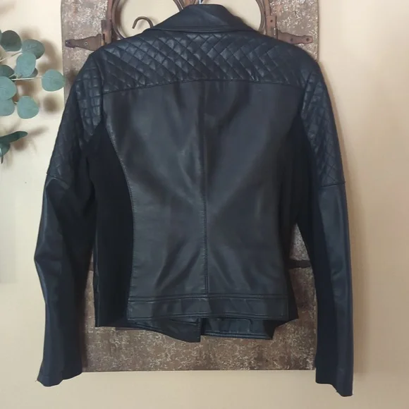 Express Faux Leather Moto Jacket - Picture 5 of 10